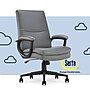 Serta Comfort Modern Ergonomic Bonded Leather Swivel Executive Chair, Gray (CHR10132C)~#|#~756F56CB-070C-4A1D-8FCF09A9CA306E4C_sc7