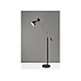 Adesso Oscar 66" Matte Black/Antique Brass Floor Lamp with Cone Shade (4284-01)~#|#~7570E70A-1663-4D6E-8B677D32238172D4_sc7