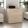 Bush Business Furniture Hustle 2 Drawer Lateral File Cabinet, Natural Elm (HUF130NE)~#|#~7576E667-3C9B-4331-BC6A80E00CC7FDCC_sc7