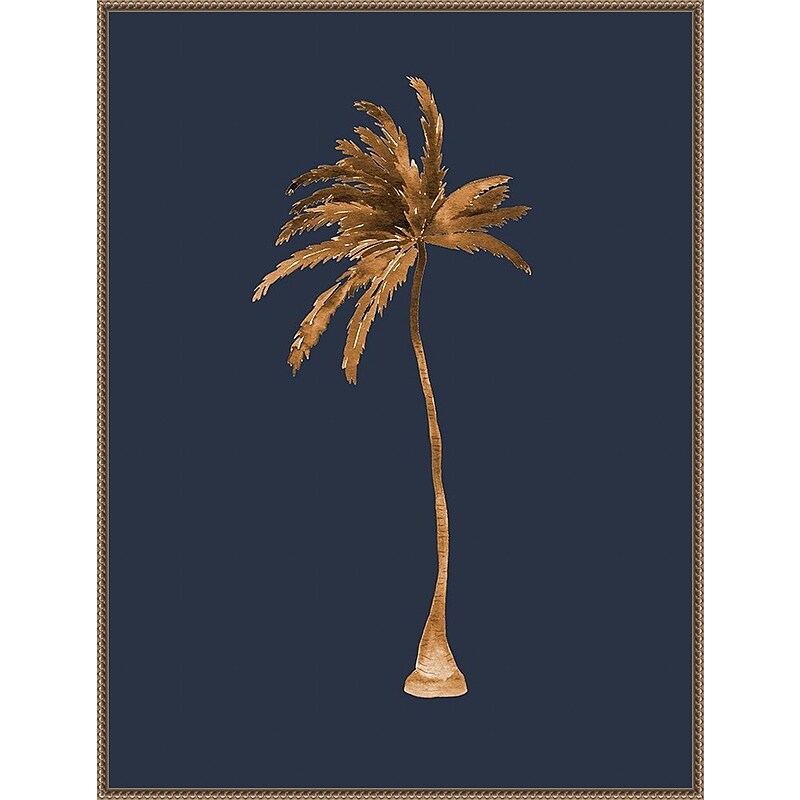 Amanti Art Golden Palm IIII by Urban Road Framed Canvas Wall Art Print, 32" x 42" (A42678302684) image 1
