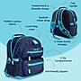 Bentgo Kids School Backpack, Medium, Abyss Blue Speckle (BGBKPAKV2-BLSP)~#|#~757800AA-A14E-4BCF-97D879FC141BECAD_sc7