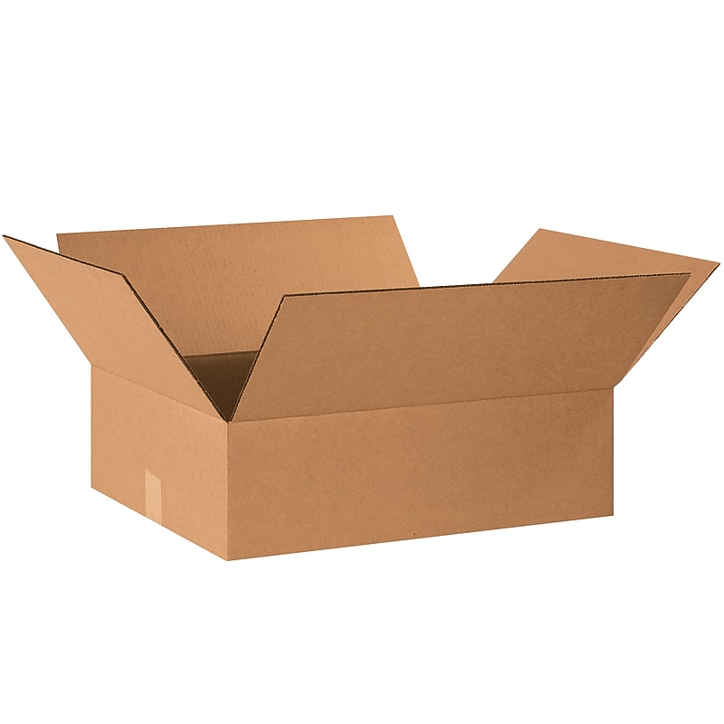 20" x 16" x 6" Shipping Boxes, 32 ECT, 25/Bundle (20166) image 1