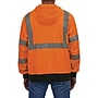 Ergodyne GloWear 8312BK High Visibility Long Sleeve Black Bottom Hooded Zip-Up Sweatshirt, ANSI Type R Class 3, Orange, Large~#|#~757DD45D-0BD2-4CFA-A73E109E2373BEF3_sc7