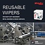 WypAll PowerClean X80 Nylon Cleaning Wipers, 12" x 12.5", White, 50 Wipers/Box, 4/Carton (41026)~#|#~758470E8-C0FB-4A3B-BA633EC483DB4E5B_sc7
