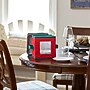 Household Essentials Holiday Saucer Storage Box with Felt Protectors, Red/Green (HH530RED)~#|#~7585B327-F0CF-475F-BAF2BA9A099519BB_sc7