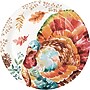 Say Hooray! Tasteful Turkey Paper Plates and Napkins Kit, Multicolored, 48/Pack (DTC9386E2G)~#|#~7591F062-9C3D-4F6E-9E1B7C6BF189F8AF_sc7