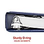 Staples 1/2" 3-Ring View Binder, D-Ring, Navy Blue (26427-CC)~#|#~7597096D-D8AE-4B3C-81499BE702CE4A01_sc7