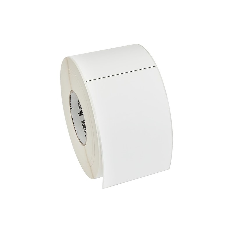 Zebra Z-Perform 2000T Paper Thermal Transfer Label, 6"(L) x 4"(W), White (10000281) image 1