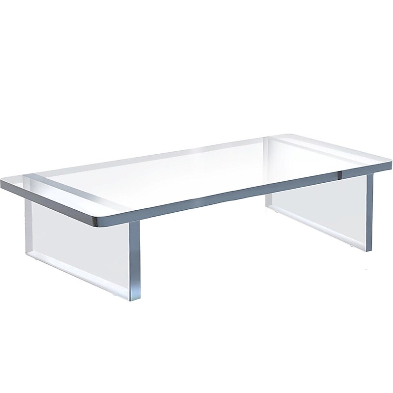 Azar Deluxe 22"W Riser, Clear, Each (515376) image 1
