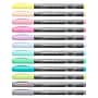 Staedtler Artist Series Pastel Pigment Brush Pens, Assorted Inks, 12/Pack (371 C12-2 10 35)~#|#~75A21973-F66C-480B-BD67CE965C01C784_sc7