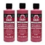 FolkArt Acrylic Paint Multi-Surface Satin, 8oz., Apple Red, 3/Pack(FLK4647-3)~#|#~75A31027-AC82-4F79-928873970EEFDBD9_sc7