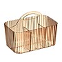 mDesign 4-Section Plastic Desktop Caddy Organizer with Handle, Plastic, Sand (26053)~#|#~75A49560-F59B-4476-A1A6733EB47C1198_sc7