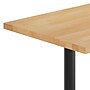 Flash Furniture Bennett Wooden Commercial Indoor Table, 48" x 30", Natural Top/Black Base (GSF3048NTT0522B)~#|#~75A5E64D-B7CC-444E-B50B2737316C3C5D_sc7