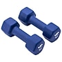 Jfit 8 lb. Neoprene Dumbbell, Navy Blue,Pair (J-DBN8SET)~#|#~75AB3E74-3925-48BD-AA47C17190624498_sc7
