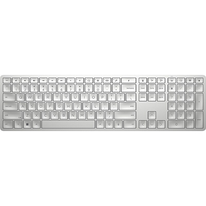 HP 970 Wireless Keyboard, Silver (3Z729AA) image 1