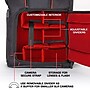 USA GEAR S Series DSLR Camera Backpack with Laptop Compartment, Black with Red Interior (GRSLS17100RDEW)~#|#~75AE8C57-8EE9-4AE8-9A8F7B9264E06FFE_sc7