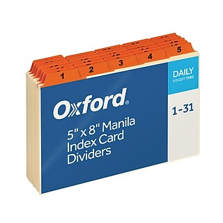 Oxford Index Card File Box, 300-Card Capacity, Black (01351) | Staples