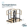 Viva Comfort Physical Therapy Non-slip Staircase with Safety Handles, 500 lbs. Capacity, Natural Wood (ADI906-01-MK)~#|#~75B49624-388D-4E74-82EF7829AA319C68_sc7