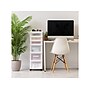 Iris 6-Drawer Standalone Cart, White/Translucent White (585008)~#|#~75B4A4BC-920E-4196-8F0727BB0EDB1A42_sc7