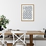 Amanti Art Navy Geo III by Aimee Wilson Framed Canvas Wall Art Print, 18" x 24" (A42674833697)~#|#~75B72F89-EB84-402D-87E30861C183FA2B_sc7