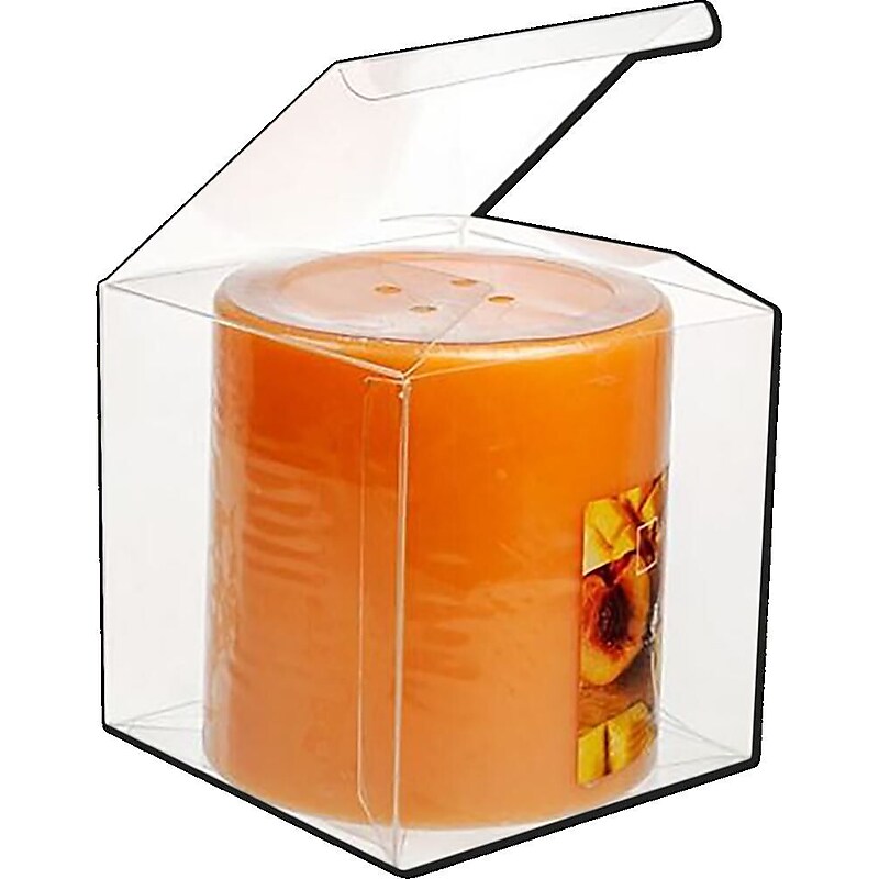 JAM Paper Pop & Lock Top Clear Gift Boxes, 5" x 5" x 5", 25/pack (CB-PLB68) image 1