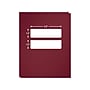 ComplyRight Double-Window Tax Presentation Folder, Burgundy, 50/Pack (FBU11)~#|#~75B96610-EFE3-4967-AD50585EF879C9DA_sc7