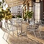 Flash Furniture Aluminum Stacking Indoor-Outdoor Chairs, 4/Pack (4TLH017B)~#|#~75BA3976-1E44-4559-9ACE2F76DA9BEB3D_sc7