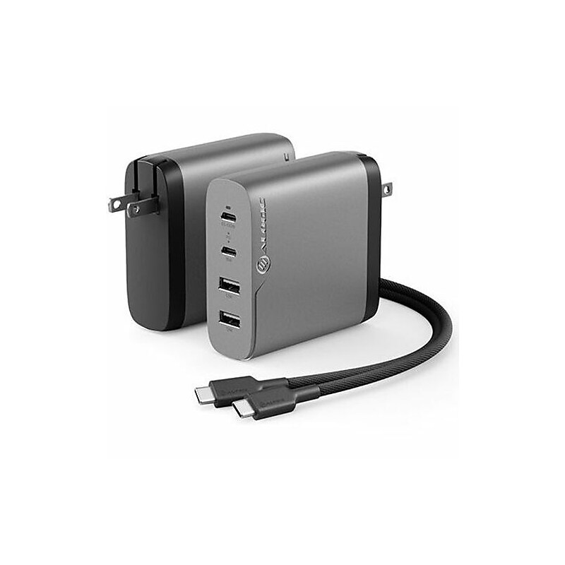 Alogic 4 Port 100W Charger + Cable (WCG4X100SGR-US) image 1