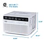 Black & Decker Energy Star 115-Volt 8,000 BTU Window Air Conditioner with Remote, White (BD08NWES)~#|#~75BE7453-45A5-42C7-82B12F752750ADE3_sc7