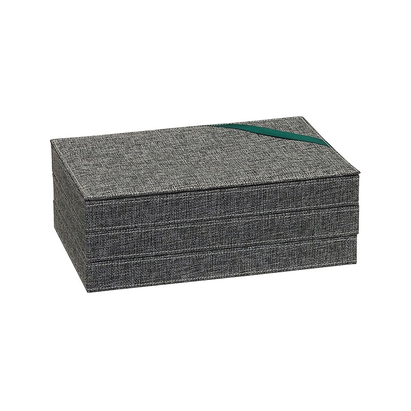 Household Essentials 3-Tier Jewelry Tray, Graphite (746-1) image 1