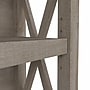 Bush Furniture Key West 30"H 2-Shelf Bookcase with Adjustable Shelf, Washed Gray (KWB124WG-03)~#|#~75BFFD18-2E64-40DB-B57C6F26E6766DC1_sc7