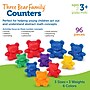 Learning Resources Three Bear Family Rainbow Counters, Assorted Colors, Set of 96 (LER0744)~#|#~75C6C642-8075-4DCE-8A568DE2B830C388_sc7