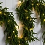 Nearly Natural Pre-Lit Artificial Real Touch Norfolk Island Pine Garland, 9' (W1394)~#|#~75C94D12-0C26-4E0B-94153A588F02F595_sc7