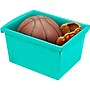 Storex Polypropylene/PP 4 Gallon Classroom Storage Bin, 7.9" x 11.3" x 13.6", Teal, 3/Bundle (STX61477U06C-3)~#|#~75CD678D-A0B9-481C-BCFE1C89357346E2_sc7