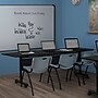 Regency Kobe 84"W x 24"D Foldable Training Room Table, Laminate, With Wheels, Ash Grey (MKFTM8424AG)~#|#~75D07234-8588-4602-B887162E2459628B_sc7