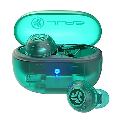 JLab Go POP Active Noise Cancelling Wireless Earbuds, Bluetooth, Transparent Teal (EBGOANCRTRATEL124) Sansujyuku sansujyuku.com