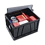 Universal Collapsible Crate, 17 1/4 X 14 1/4 X 10 1/2, Black/gray, 2/pack~#|#~75DC20A5-6846-4654-9DF14BAAFAAC6E27_sc7