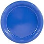 JAM Paper 7" Plastic Plates, Blue, 80/Pack (7255320674g)~#|#~75DCEC0D-BBD1-40FA-A54D25260BE2D838_sc7