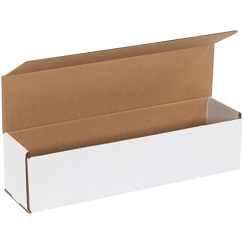 24.25" x 24.3" x 12.8" Shipping Boxes, 32 ECT, Double Wall, White, 50/Bundle (M1644) image 1