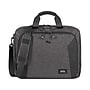 Solo New York Voyage Polyester Briefcase, Laptop Compatible, TSA Checkpoint Friendly, Gray/Black (NOM301-10)~#|#~75E0EFF1-C9A8-4876-8ABF7EE0EC8BBD12_sc7