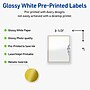Avery Laser/Inkjet Rectangle Multipurpose Labels, 4" x 3-1/3", White, 40/Pack (S00-DNF)~#|#~75E725BA-A110-4772-85180DE50B19256F_sc7