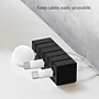 Function101 Cable Blocks, Magnetic Cable Organizers, Black 3/Pack (F101-CBXB3)~#|#~75E81ED1-6CB3-4322-99EFB4DE1807DE66_sc7