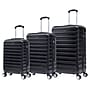 TUCCI CARRAVIA  3-Piece Hardside Luggage Set with Spinner Wheels, Black Geometric (T0812-03PC-BLK)~#|#~75E839A3-0EB9-4C18-B15822512910EFD3_sc7