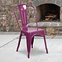 Flash Furniture Metal Indoor-Outdoor Stackable Chair, Purple (ET-3534-PUR-GG)~#|#~75EB09BB-1CBE-494C-AE44F88BFB3B8923_sc7