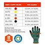 Ergodyne ProFlex 7002-ECO Recycled PU Coated Gloves, 15 Gauge, Green, Medium (10563)~#|#~75EDC056-D906-4149-8814BBBB13857147_sc7
