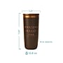 Baudville Cosmic Copper Purpose Is Your Why Tumbler, Brown/Copper, 16 oz. (93547)~#|#~75F3ACA9-2960-41F3-B4BA15EC30367FEF_sc7