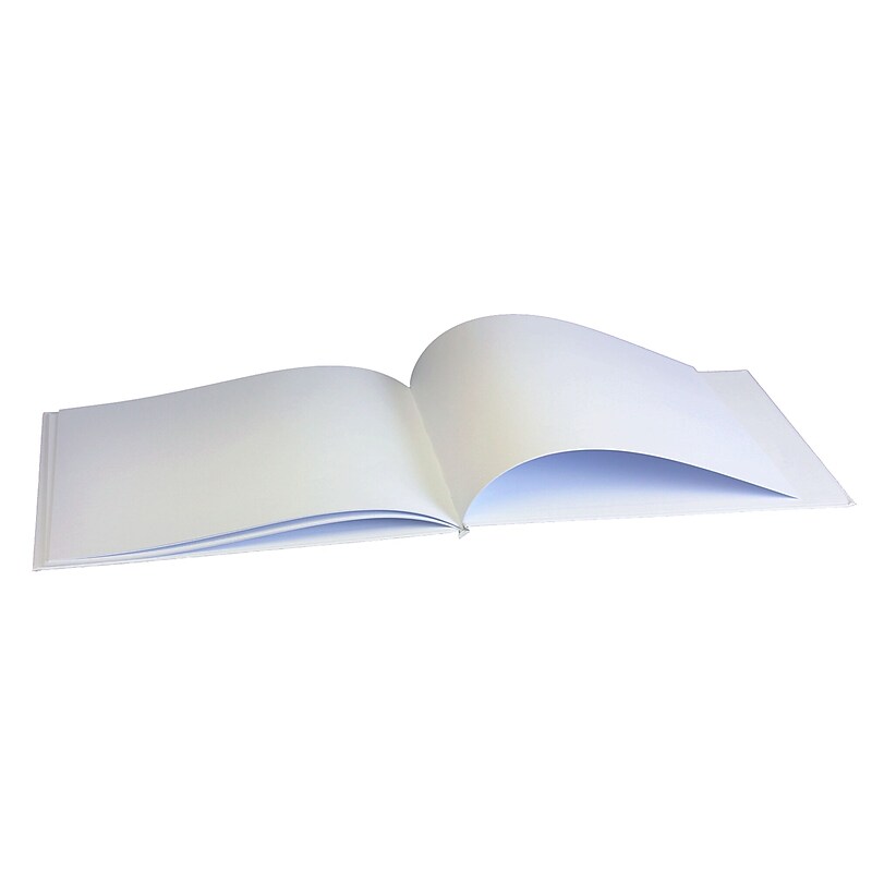 Flipside 8" x 6" Hardcover Blank Book, 14 Sheets/Book, 24 Books/Carton (BK424) image 1