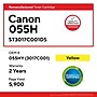 Staples 055H Remanufactured Yellow High Yield Toner Cartridge Replacement for Canon 055HY (ST3017C001DS)~#|#~75F88D36-696D-49EB-A7AEC7E565A6FC9A_sc7