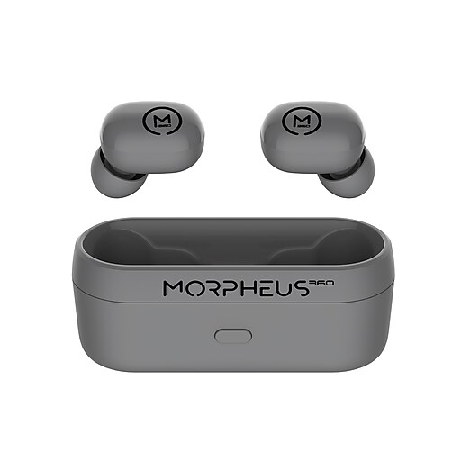 Morpheus 360 Spire Wireless Earbuds, Bluetooth, Slate Gray (TW1500G
