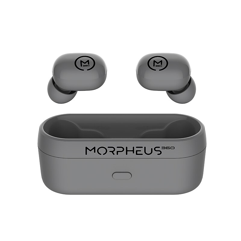 Morpheus 360 Spire Wireless Earbuds, Bluetooth, Slate Gray (TW1500G) image 1